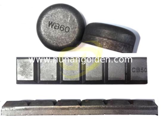 ISO Wear Resistance Castings Customized White Iron Chrome Carbide Chocky Blocks