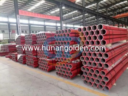 7.5mm Concrete Pump Delivery Pipe Twin Wall Putzmeister Schwing Cifa